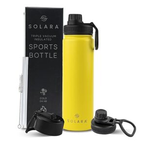 SOLARA Insulated Water Bottle 650ml, Hot Water Bottle, Thermosteel Water Bottle for Trave